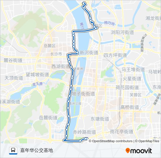 公交811路的线路图