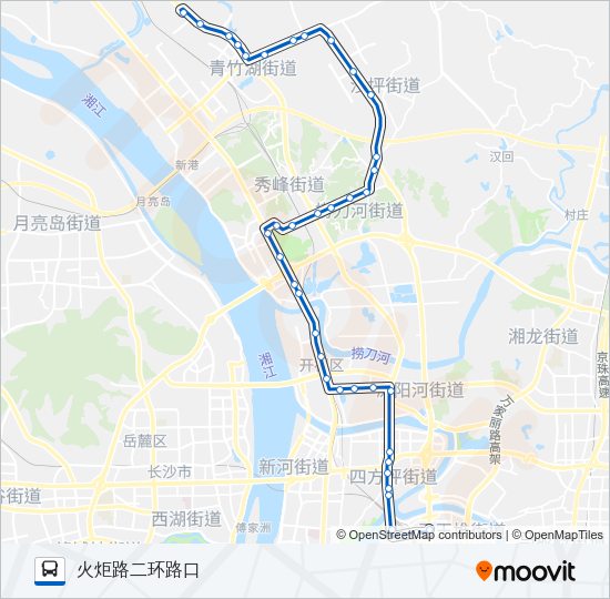 公交812路的线路图