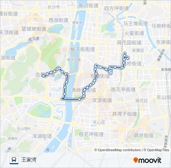 公交905路的线路图