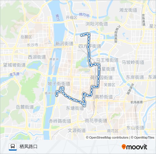 公交906路的线路图