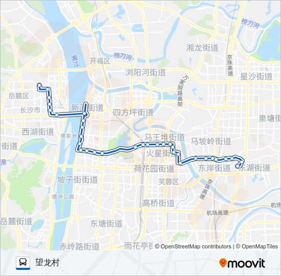 公交907路的线路图