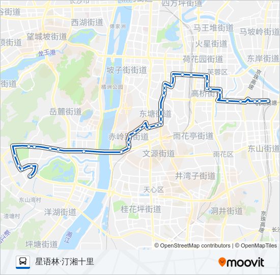 公交912路的线路图