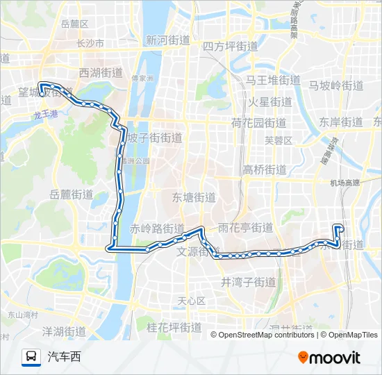 公交临63路的线路图