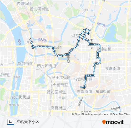 星沙2路 bus Line Map