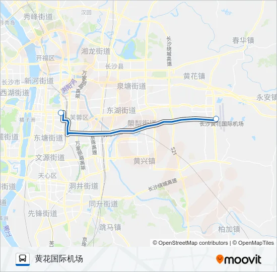 机场快线 Bus Line Map