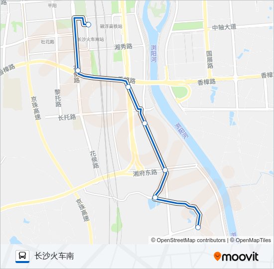 公交148支路的线路图