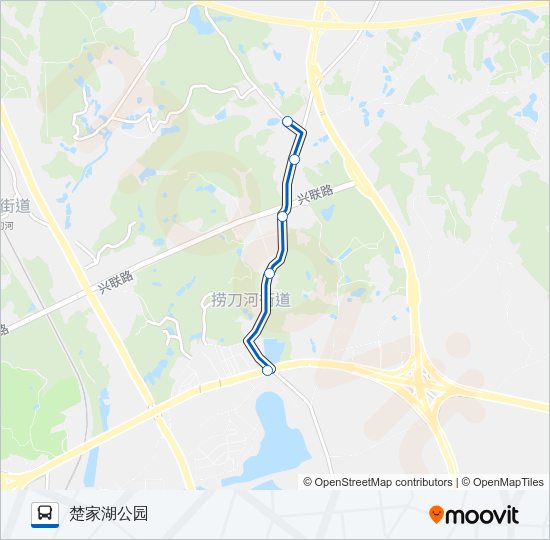 公交149支路的线路图
