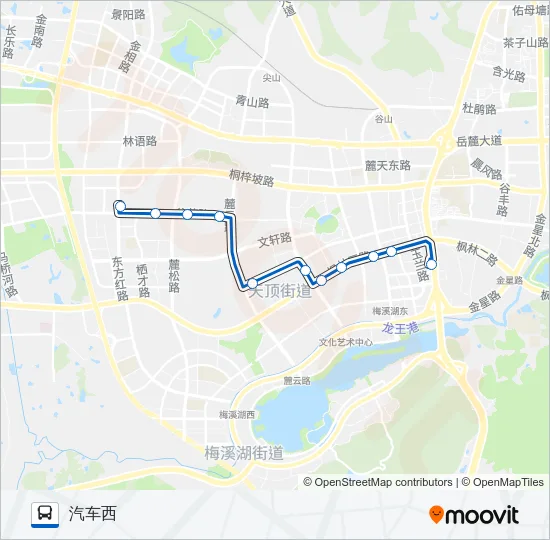 18路区间 Bus Line Map