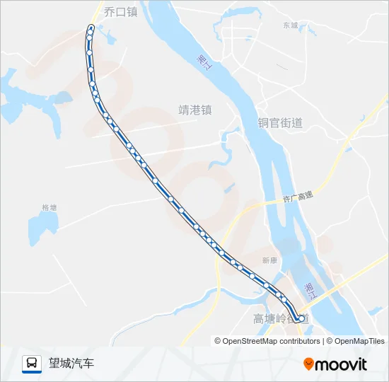 W101路 Bus Line Map