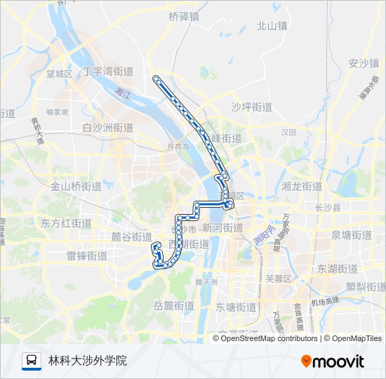 W105路 bus Line Map