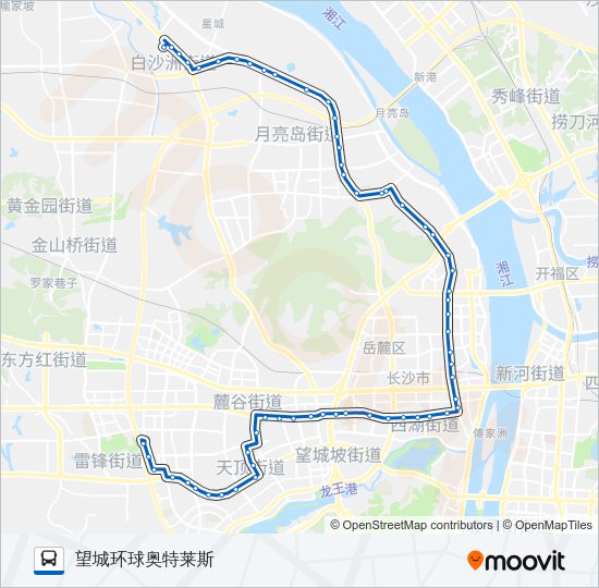 公交W106路的线路图