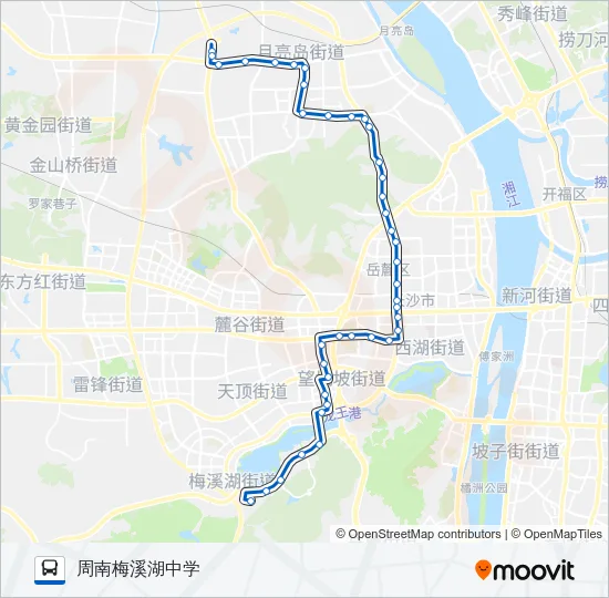 W107路 Bus Line Map