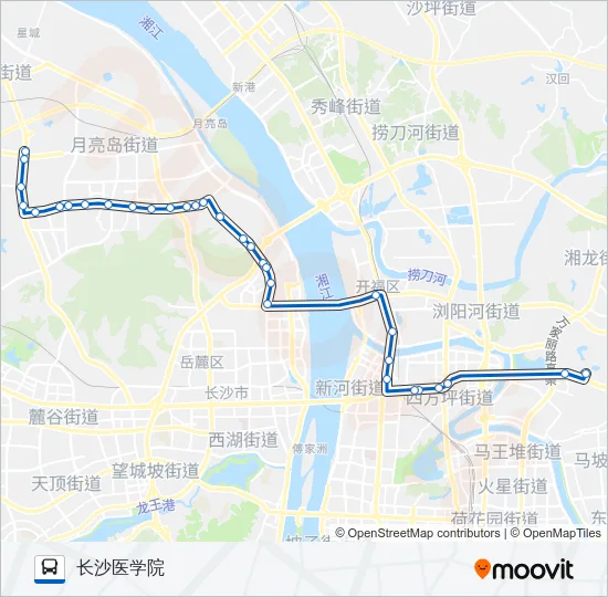 W111路 Bus Line Map