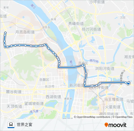 W111路 Bus Line Map