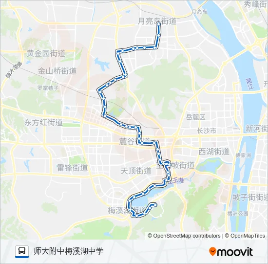 W201路 Bus Line Map