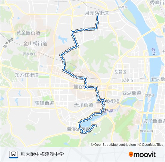 W201路 bus Line Map