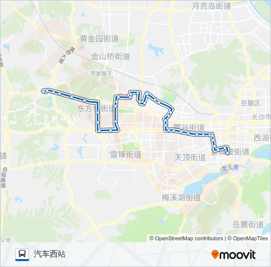W203路 Bus Line Map