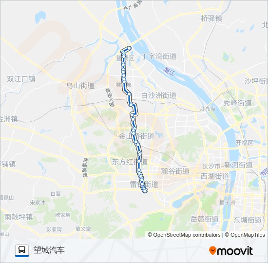 公交W211路的线路图