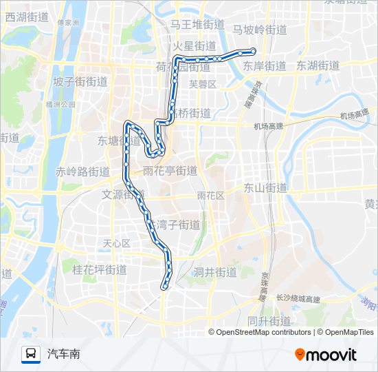 公交临103路的线路图