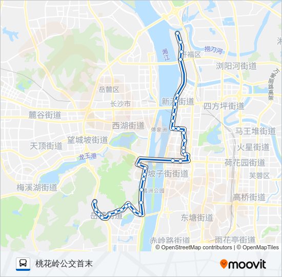 公交临106路的线路图