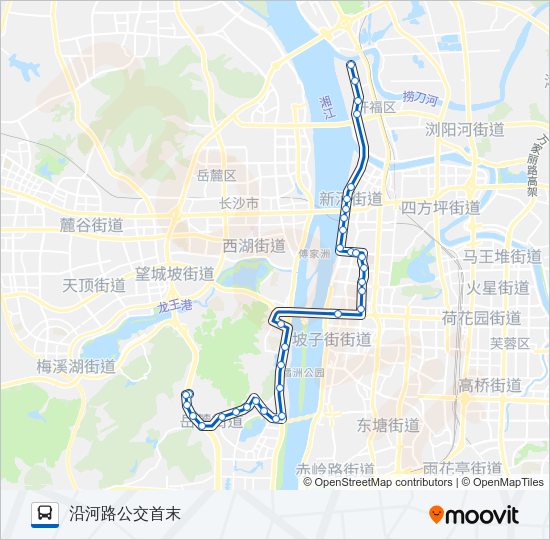 公交临106路的线路图