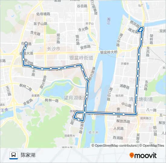 临109路 Bus Line Map