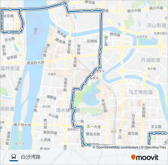 临131路 bus Line Map