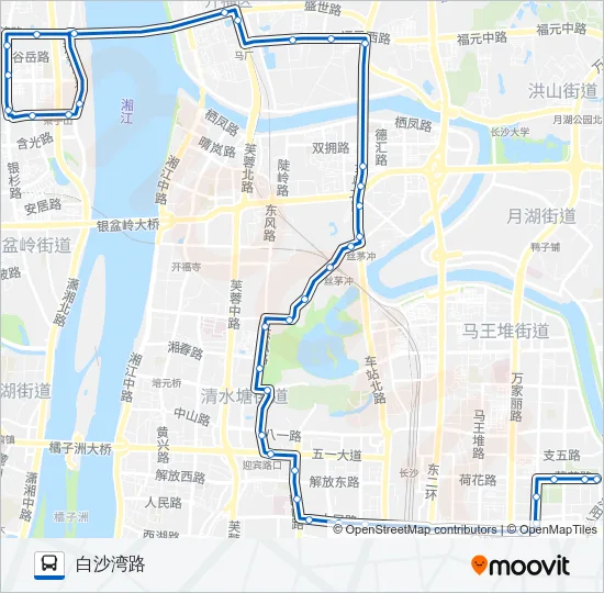 临131路 Bus Line Map