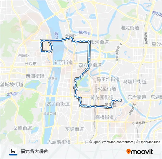 临131路 Bus Line Map