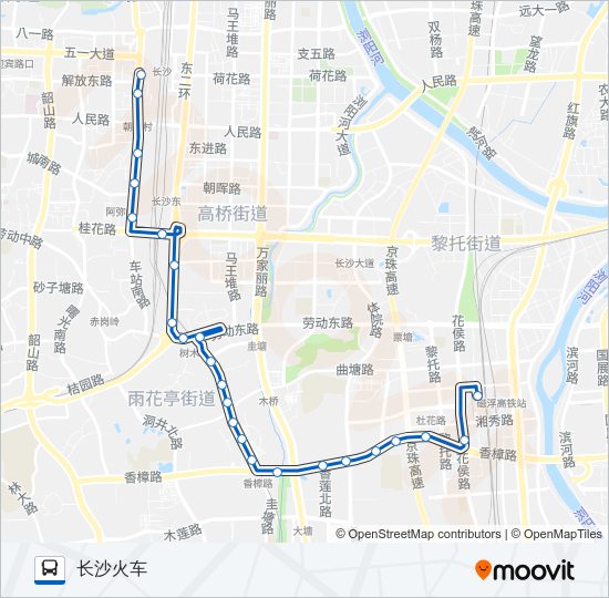 临135路 Bus Line Map
