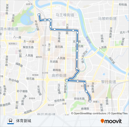临156路 Bus Line Map