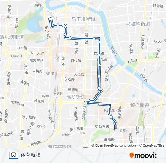 临156路 Bus Line Map