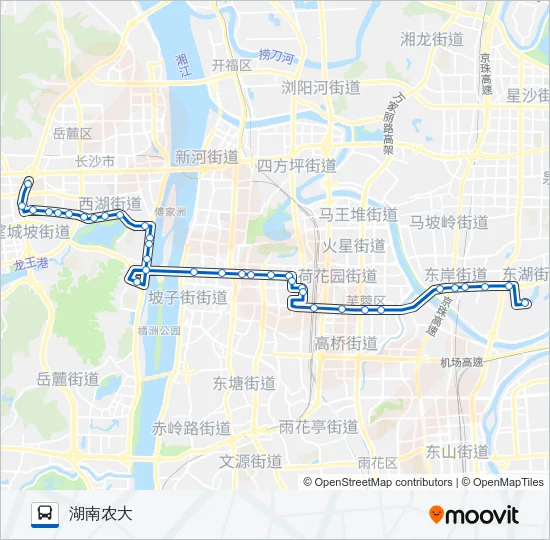 临317路 Bus Line Map