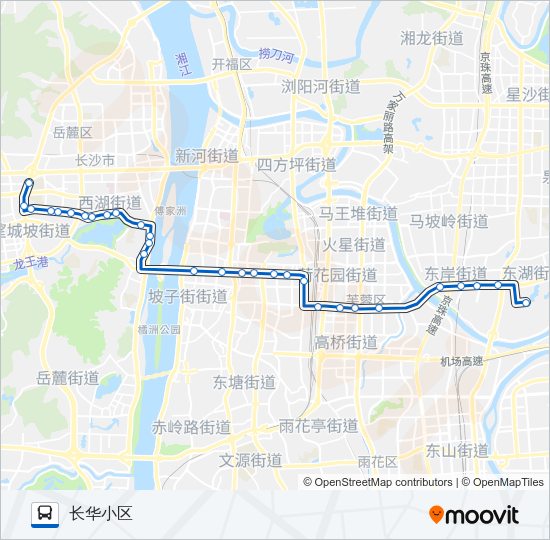 公交临317路的线路图