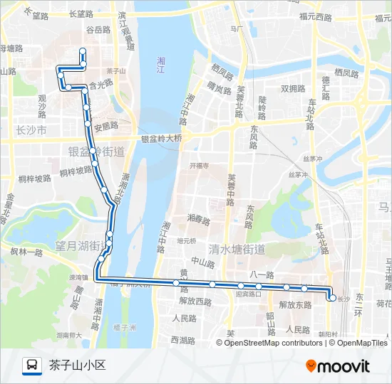 临401路 Bus Line Map