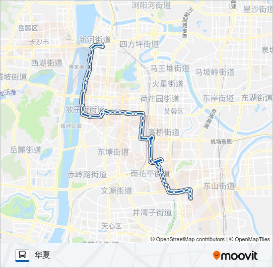 公交临406路的线路图