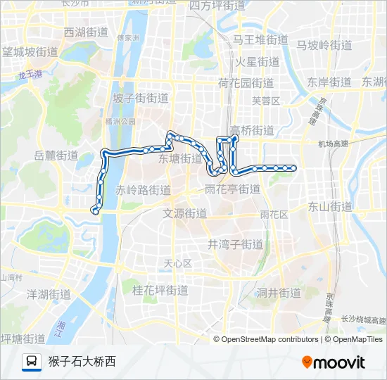 临601路 Bus Line Map