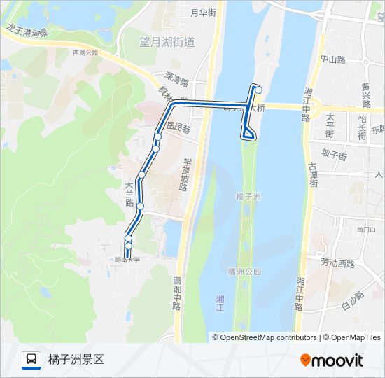 公交旅3区间路的线路图