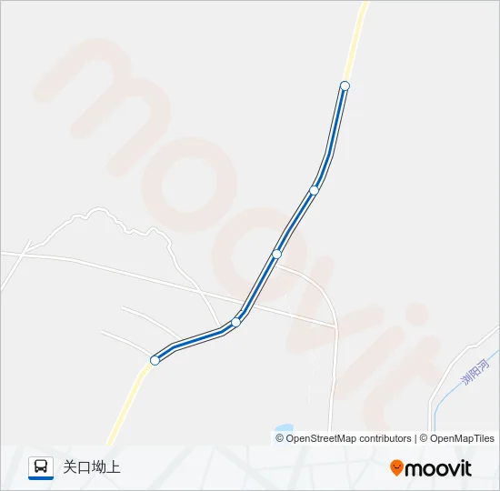 公交浏阳16路的线路图