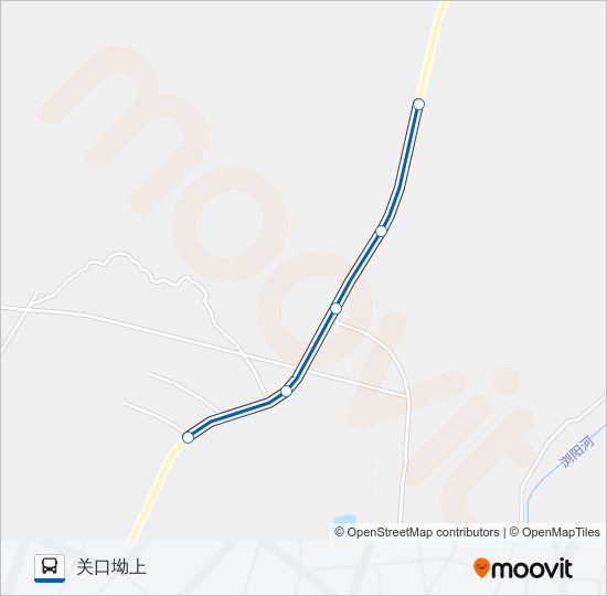 浏阳16路 bus Line Map