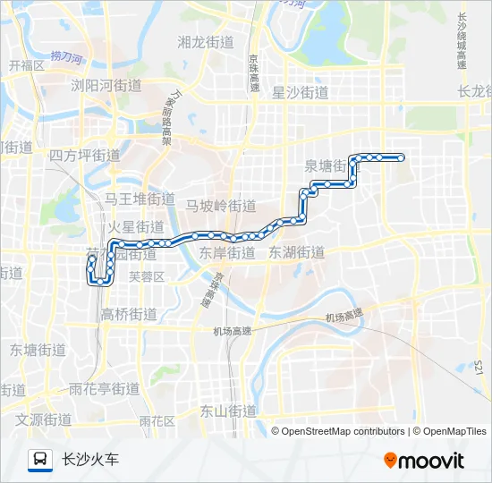 114路区间 Bus Line Map