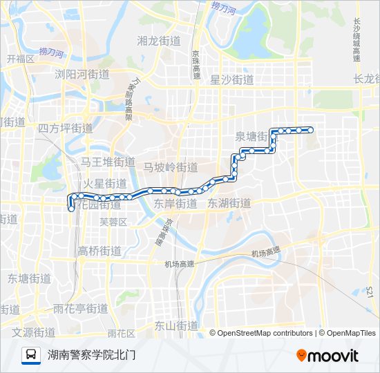 114路区间 bus Line Map