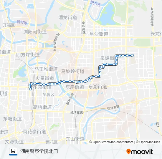 114路区间 Bus Line Map