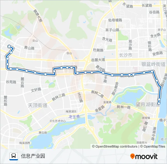 公交118区间路的线路图