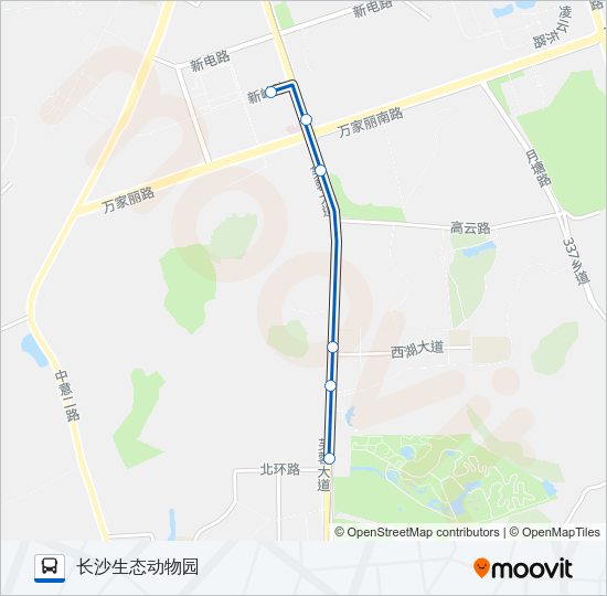 134区间线 Bus Line Map