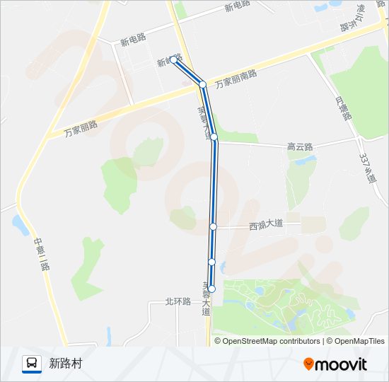 134区间线 Bus Line Map