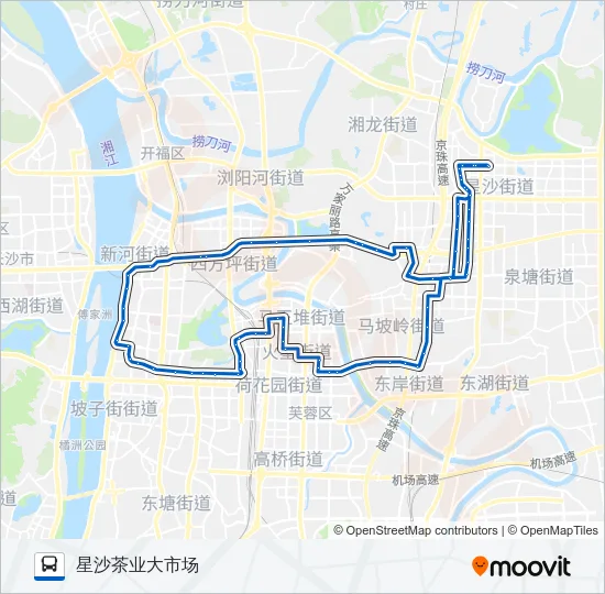 501路内环 Bus Line Map