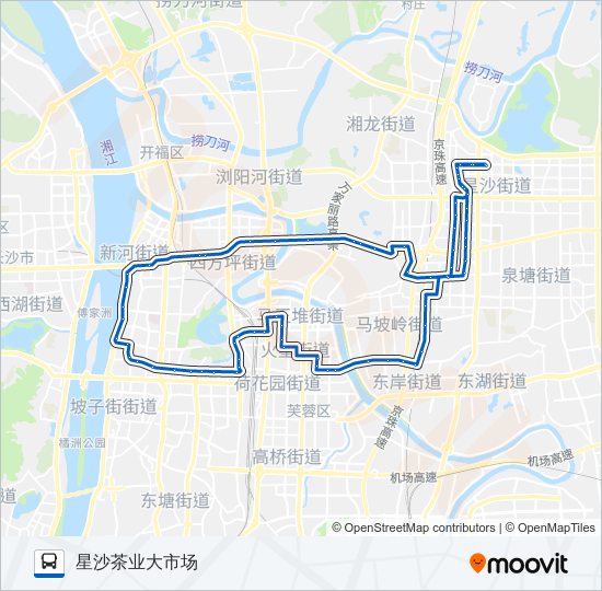 501路内环 bus Line Map