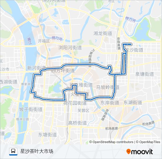 501路外环 bus Line Map