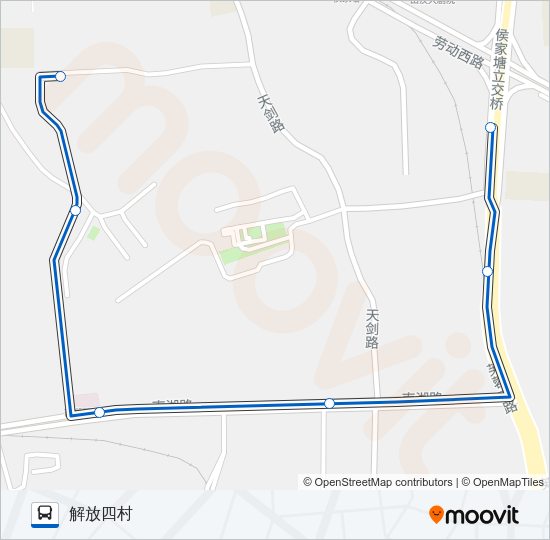 601区间线 Bus Line Map
